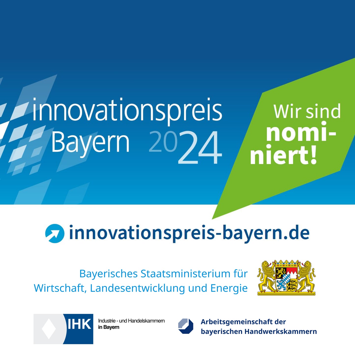 GEDENKEN SCHENKEN ist nominiert für den innovationspreis Bayern 2024