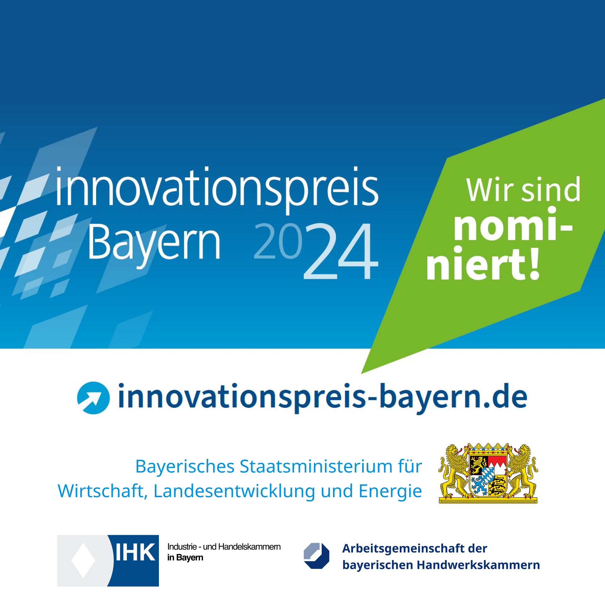 Unsere Gedenkimpulse sind nominiert für den innovationspreis Bayern 2024